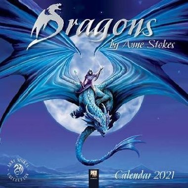 Dragons by Anne Stokes Wall Calendar 2021 (Art Calendar) - Flame Tree Studio
