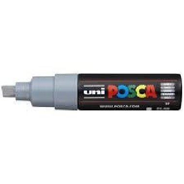 POSCA akrylový popisovač - břidlicově šedý 8 mm - neuveden