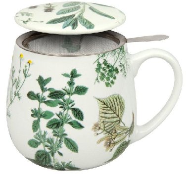 Hrnek buclk se stkem - My favourite tea herbs 420 ml - neuveden