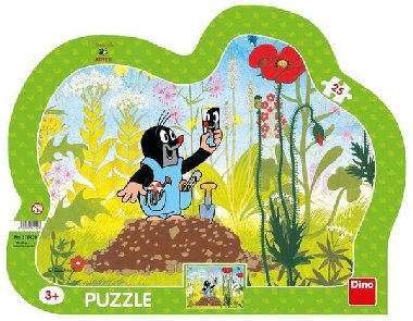 Puzzle deskov Krtek a kalhotky 25 dlk - Dino Toys