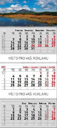 Nstnn kalend Tmsn 3 spirly Krajina 330 x 770 mm - Leon