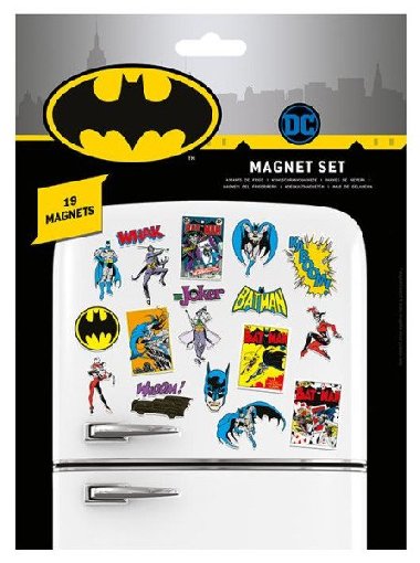 Sada magnetek DC Comics - Batman 19 ks - neuveden