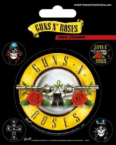 Samolepky Guns N' Roses - 