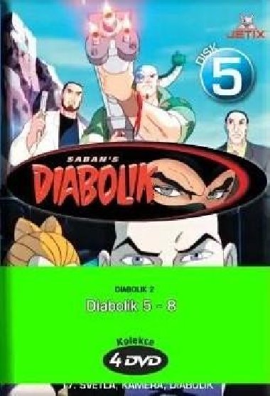 Diabolik 02 - 4 DVD pack - neuveden