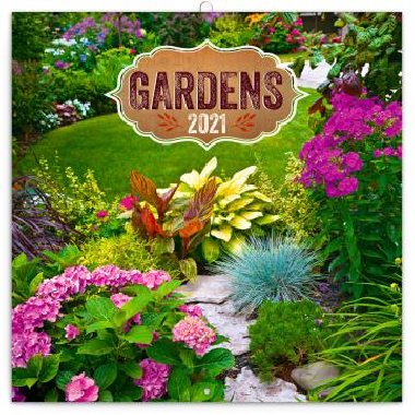 Kalend 2021 poznmkov: Zahrady, 30 x 30 cm - neuveden