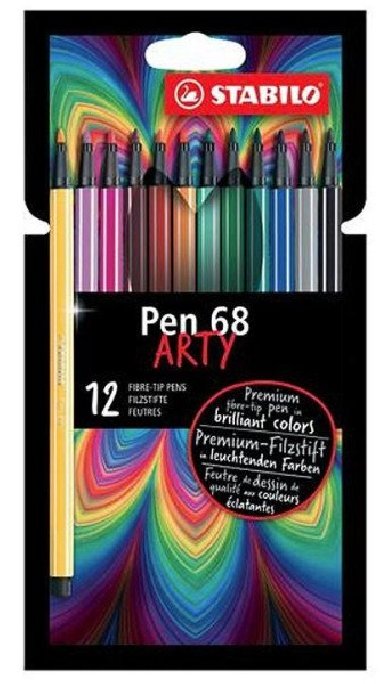 STABILO Fix Pen 68, sada 12 ks v kartonovém pouzdru "ARTY" - neuveden