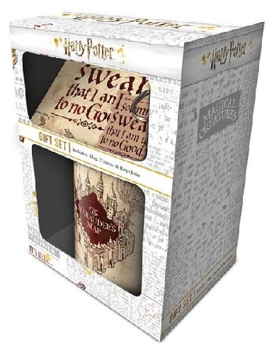 Dárkový set Harry Potter obsahuje hrnek/klíčenku/tácek - neuveden