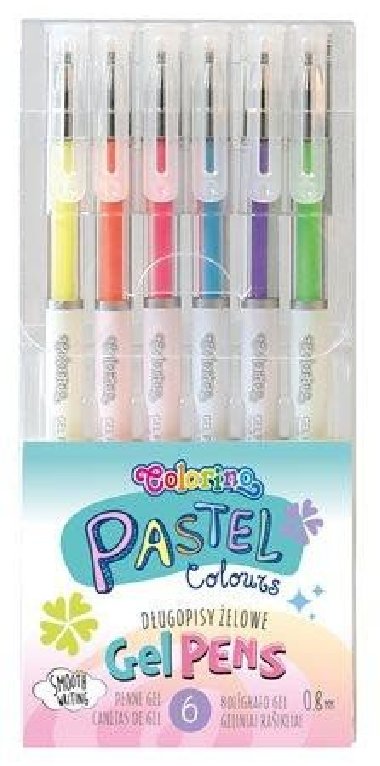 Colorino Pastel gelov rollery 6 barev - neuveden