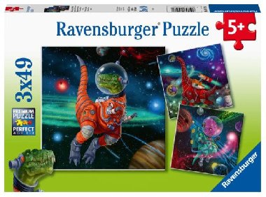 Ravensburger Puzzle - Dinosauří svět 3 x 49 dílků - neuveden