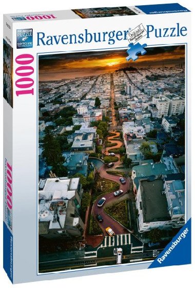 Ravensburger Puzzle - Ulice San Francisca 1000 dlk - neuveden