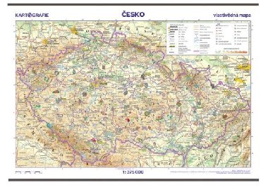 esko - vlastivdn koln nstnn mapa 1:375 000 - Kartografie