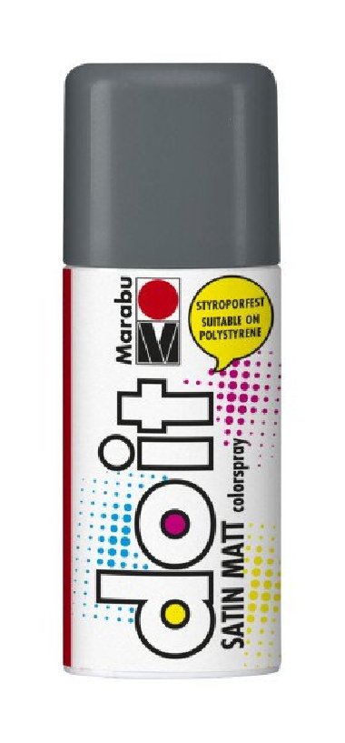 Marabu Akrylov barva Satin Matt ve spreji 150ml - grafitov ed matn - neuveden