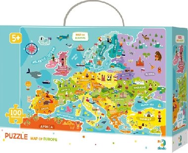 Dodo Puzzle Mapa Evropy 100 dlk - neuveden