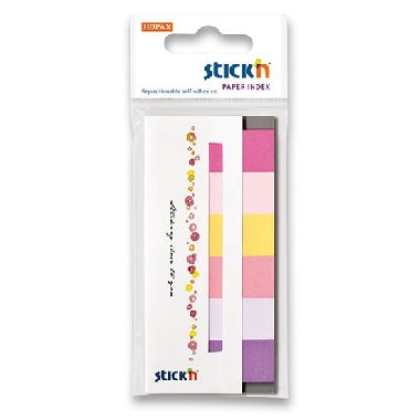 Samolepic zloky Stickn Paper Index spring, 45 x 15 mm, 6 x 30 ks - neuveden