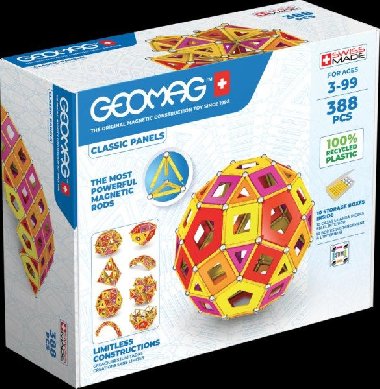 Geomag Supercolor - Masterbox Warm 388 dílků - neuveden