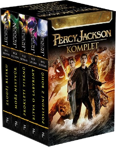 Percy Jackson 1-5 - Zlodj blesku, Moe nestvr, Proklet Titn, Bitva o labyrint, Posledn z boh - Rick Riordan