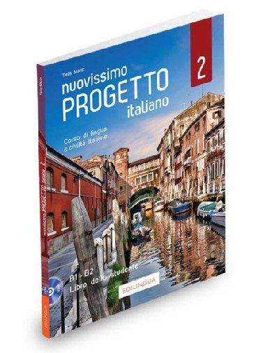 Nuovissimo Progetto italiano 2/B1-B2 Libro dello studente + DVD Video - Marin Telis