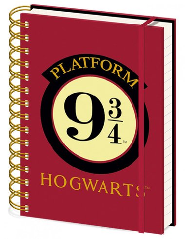 Blok A5 kroukov Harry Potter - 9 a 3/4 - neuveden