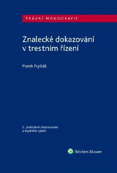 Znaleck dokazovn v trestnm zen - Marek Frytk