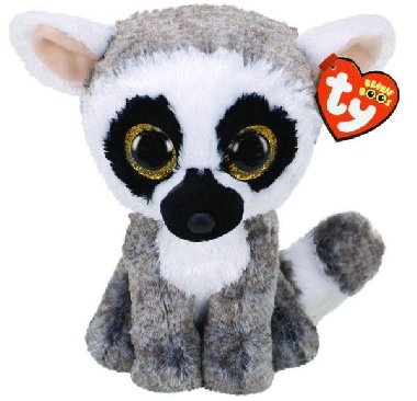 TY Boos LINUS - lemur 24 cm - neuveden