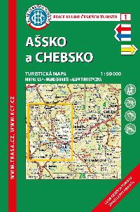 Asko a Chebsko - mapa KT 1:50 000 slo 1 - 8. vydn 2019 - Klub eskch Turist