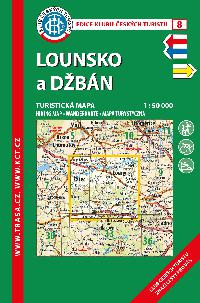 Lounsko a Dbn - mapa KT 1:50 000 slo 8 - 5. vydn 2018 - Klub eskch Turist