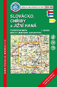 Slovcko, Chiby a Jin Han - mapa KT 1:50 000 slo 89-90 - 7. vydn 2020 - Klub eskch Turist