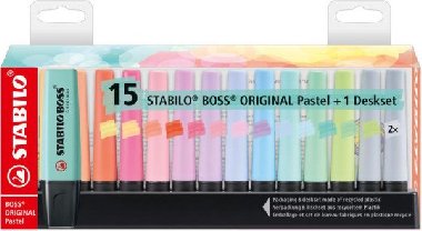 STABILO BOSS ORIGINAL Pastel 15 ks - neuveden