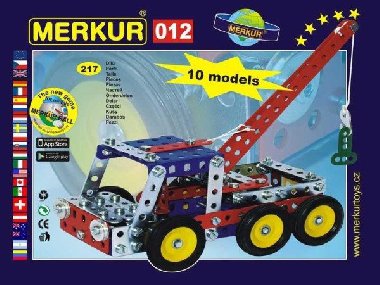 Merkur 012 Odtahové vozidlo 217 dílů, 10 modelů - Merkur