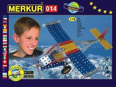 Merkur 014 Letadlo 119 dílů, 10 modelů - Merkur