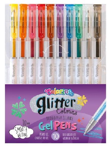 Colorino gelové rollery se třpytkami 10 barev - neuveden