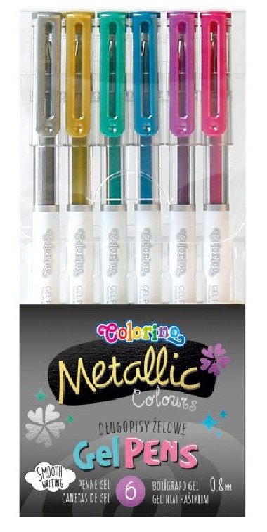 Colorino gelov rollery metalick 6 barev - neuveden