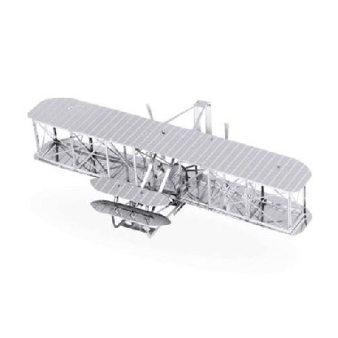 Metal Earth 3D kovový model Wright Airplane /Dvojplošník bratří Wrigtů - neuveden