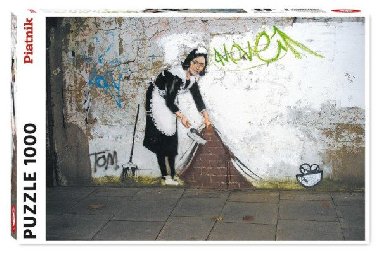Puzzle Banksy - Maid / 1000 dílků - neuveden