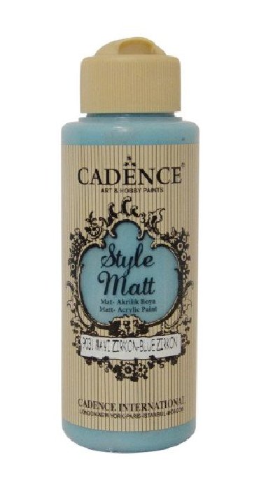Cadence Matn akrylov barva Style Matt 120 ml - modr zirkon - neuveden