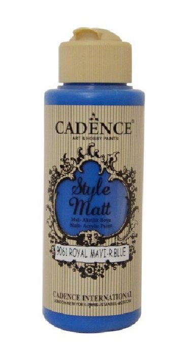 Cadence Matn akrylov barva Style Matt 120 ml - krlovsk modr - neuveden