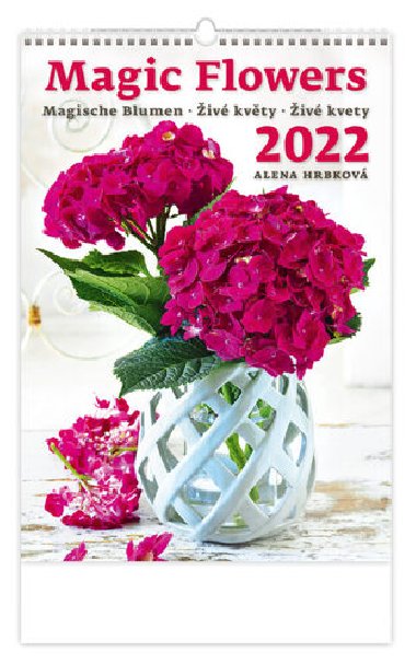 Kalend nstnn 2022 - Magic Flowers/Magische Blumen/iv kvty/iv kvety - Helma