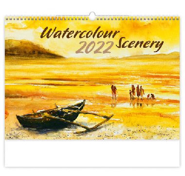 Kalend nstnn 2022 - Watercolour Scenery - neuveden
