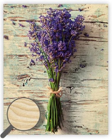 Obraz dřevěný: Lavender, 240x300 - neuveden