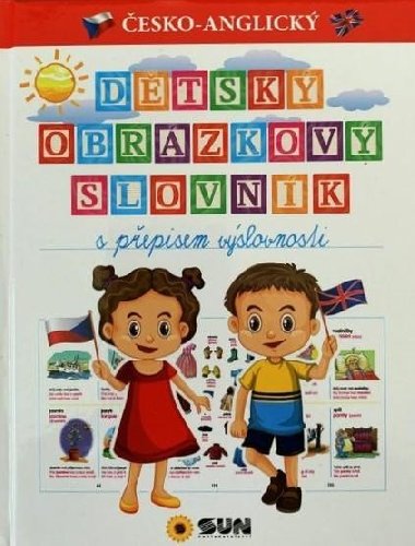 Dětský česko-anglický obrázkový slovník s přepisem výslovnost - neuveden