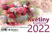 Kalend 2022 - Kvtiny, stoln tdenn, 214 x 140 mm - neuveden