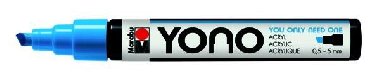 Marabu YONO akrylový popisovač 0,5-5 mm - pastelově modrý - neuveden
