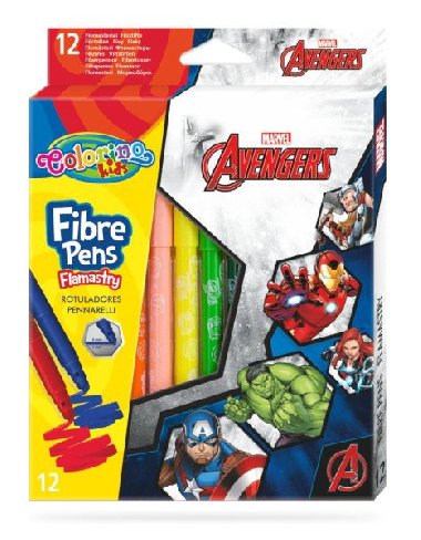 Colorino Marvel Avengers - fixy 12 barev - neuveden