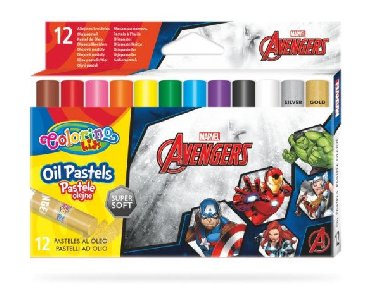 Colorino Marvel Avengers - olejov pastely 12 barev - neuveden