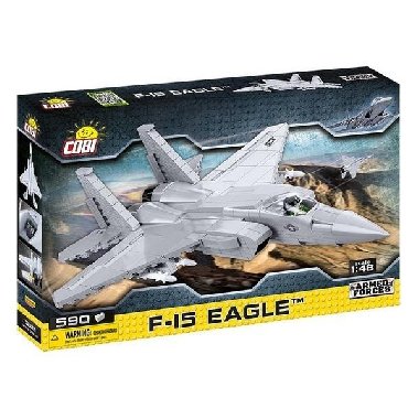 Stavebnice COBI Armed Forces F-15 Eagle, 1:48, 590 kostek - neuveden