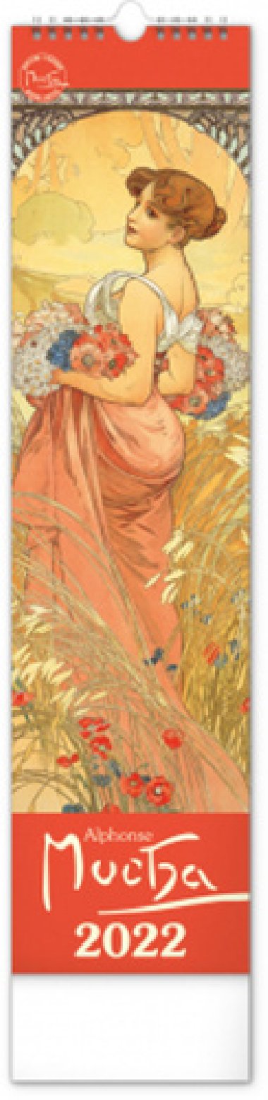 Kalend 2022 nstnn: Alfons Mucha, 12  48 cm - Presco