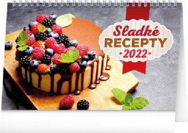 Kalend 2022 stoln: Sladk recepty, 23,1  14,5 cm - Presco
