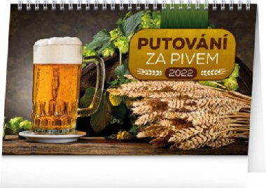 Kalend 2022 stoln: Putovn za pivem, 23,1  14,5 cm - Presco