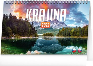 Kalend 2022 stoln: Krajina CZ/SK, 23,1  14,5 cm - Presco