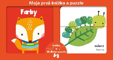 Moja prv knika a puzzle Farby - 